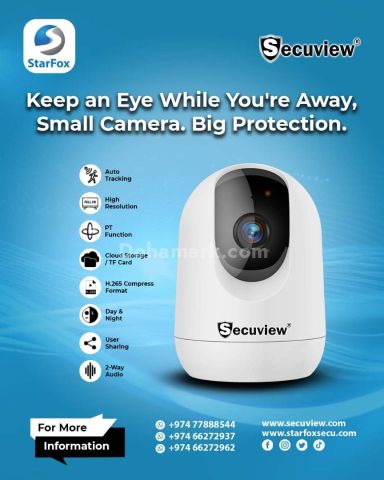 Keep an Eye While You are Away, Small Camera. Big Protection.