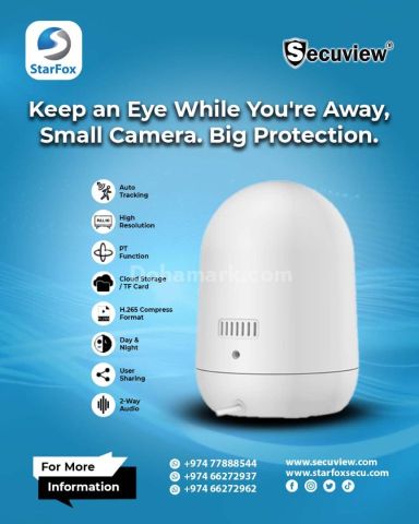 Keep an Eye While You are Away, Small Camera. Big Protection.