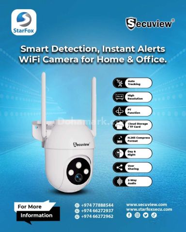 Smart Detection, Instant Alerts – Wi-Fi Camera for Home & Office.