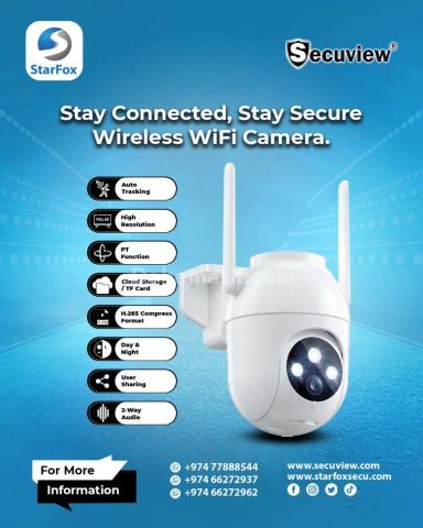 Stay Connected, Stay Secure – Wireless Wi-Fi Camera.
