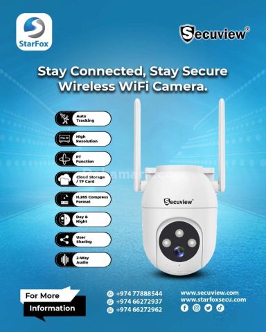Stay Connected, Stay Secure – Wireless Wi-Fi Camera.