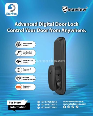 Advanced Digital Door Lock – Control Your Door from Anywhere.
