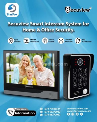 Secuview Smart Intercom System for Home & Office Security.