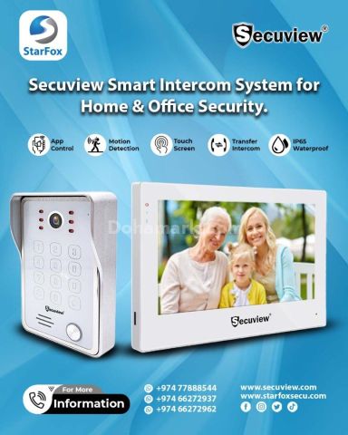 Secuview Smart Intercom System for Home & Office Security.