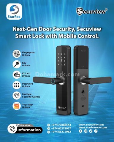Smart Door Lock by Secuview, Total Control at Your Fingertips.