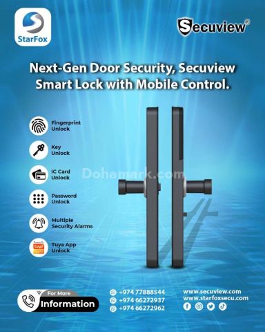 Smart Door Lock by Secuview, Total Control at Your Fingertips.