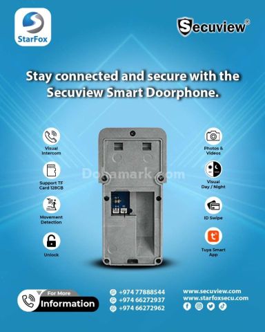 Secuview Smart Video Doorphone See, Talk & Secure Remotely.
