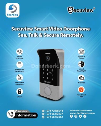 Secuview Smart Video Doorphone See, Talk & Secure Remotely.