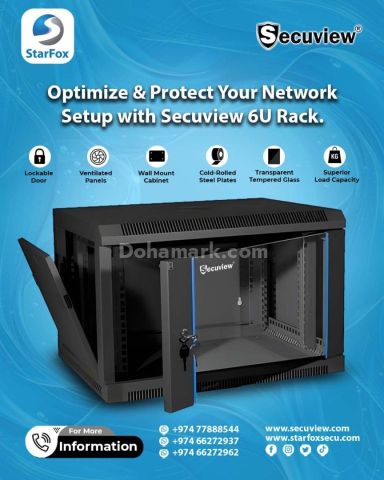 Optimize & Protect Your Network Setup with Secuview 6U Rack.