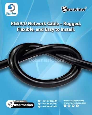 RG59/U Network Cable – Rugged, Flexible, and Easy to Install.