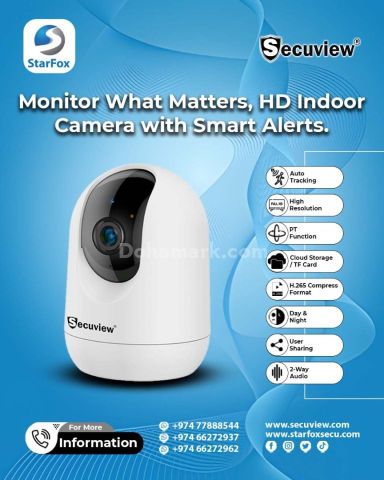 Monitor What Matters, HD Indoor Camera with Smart Alerts.