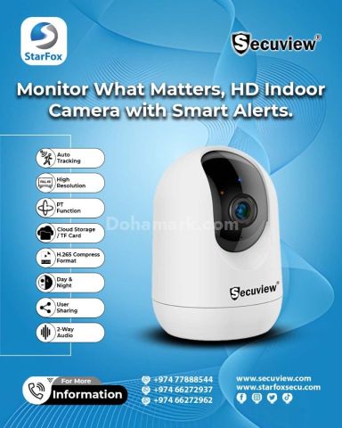 Monitor What Matters, HD Indoor Camera with Smart Alerts.