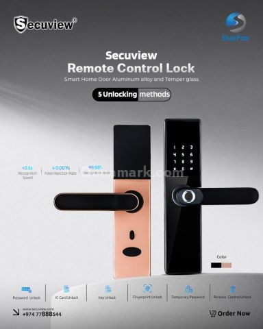 Secuview Smart Home Door Lock with Remote Control