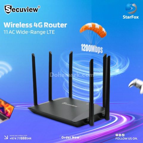 Secuview 11ac 1200Mbps Wireless 4G LTE Router