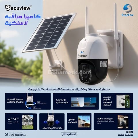 Secuview Wireless IP Solar Powered CCTV Camera