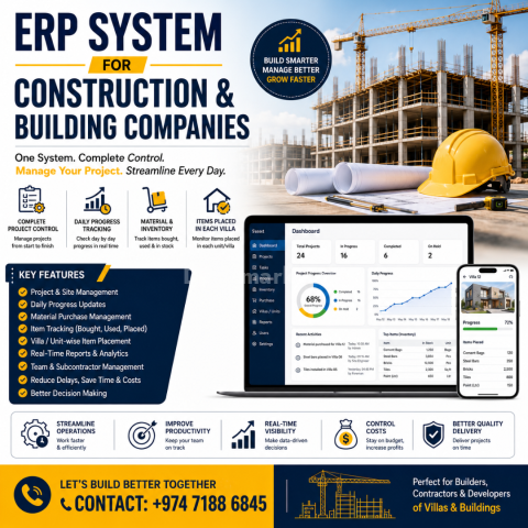 Smart ERP Solution for Construction & Building Companies