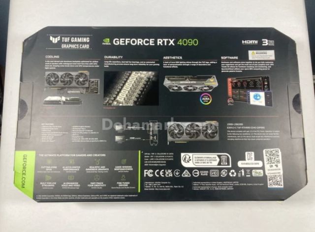 ASUS GEFORCE RTX 4090 24GB TUFF OC GAMING GRAPHICS CARD.