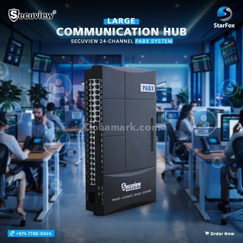 Secuview 24-Channel PABX Powerful Communication Hub for Large Ne