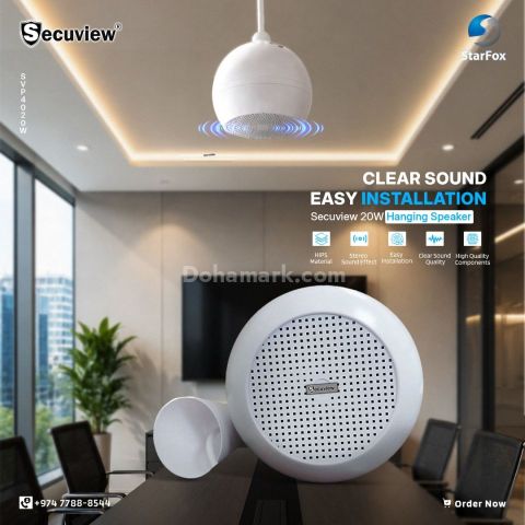 Secuview 20W Hanging Speaker | Clear, Powerful and Easy to Instal