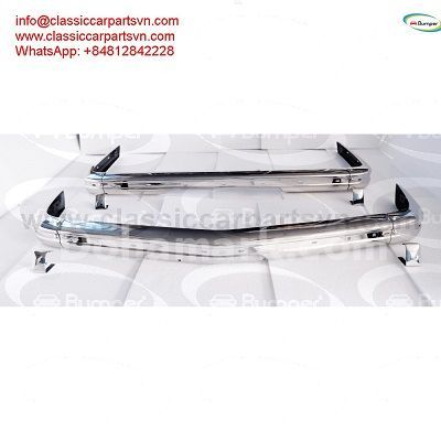 BMW E21 bumpers full set new (1975-1983) by stainless steel new O