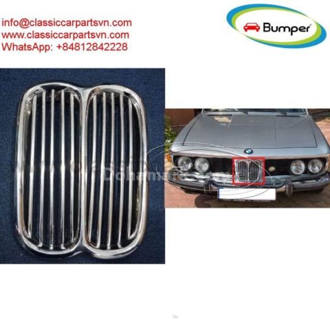 Center grille for BMW E9 2800CS by stainless steel new