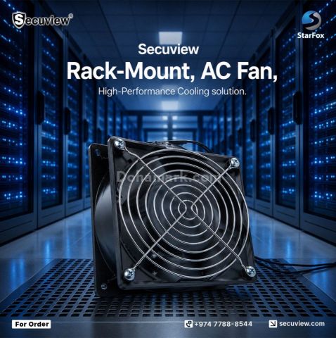 Secuview Rack-Mount, AC Fan, High-Performance Cooling solution.