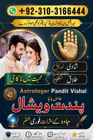 عامل بابا پنڈت وشال – خدمات روحانية بسرية تامة