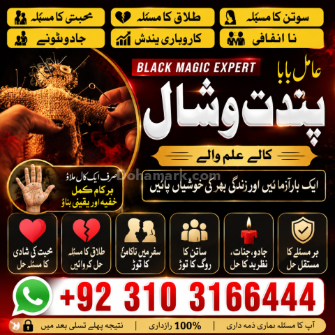 عامل بابا پنڈت وشال – حلول لمشاكل الحب والزواج والأسرة