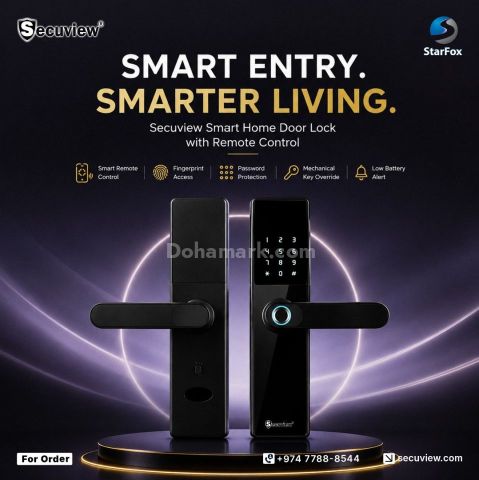 Secuview Smart Home Door Lock with Remote Control