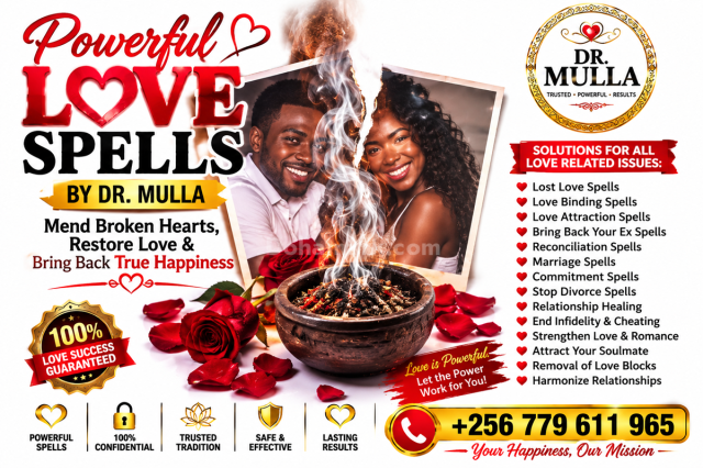 10 Most Powerful Love Spells by Dr. Mulla | Call +256 779 611 965
