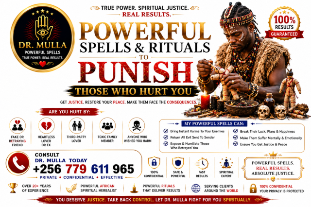 Revenge Spells to Punish Those Who Hurt You | +256 779 611 965