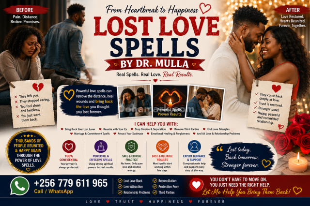Lost Love Spells to Bring Back Ex Lover Today | +256 779 611 965