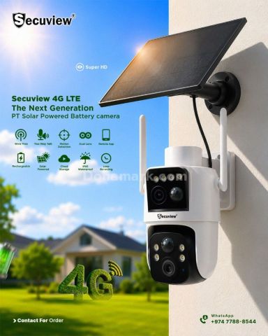 Secuview 4G LTE Solar Camera – The Next Generation.