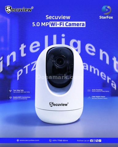 Secuview WiFi indoor 5MP PTZ Baby Monitor Camera