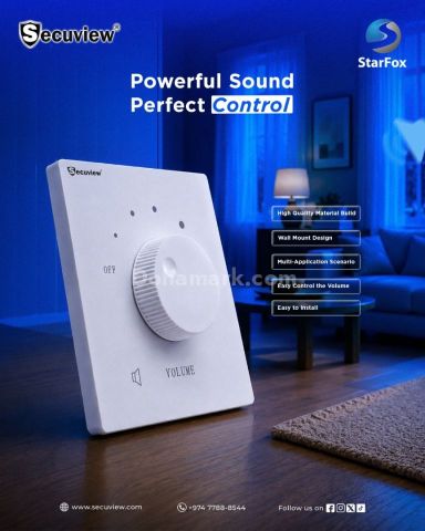 Secuview 30W Volume Controller | Strong Plastic Body & stylish Wa