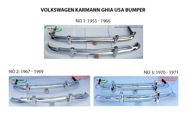 Volkswagen Karmann Ghia US type bumper (1955 – 1971)