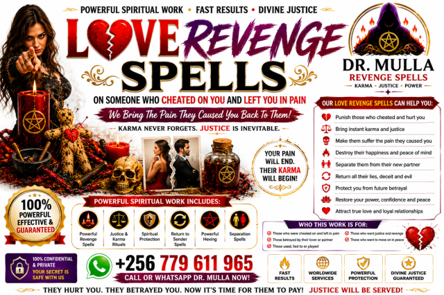 Revenge Spells for Spiritual Justice & Karma | +256 779 611 965