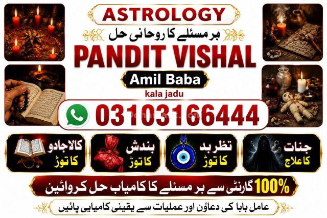 عامل بابا پنڈت وشال | سحر و جادو کے ماہر | علمِ نجوم اور روحانی ر