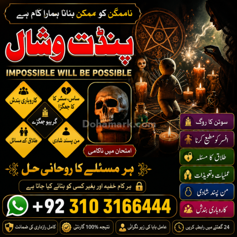 عامل بابا پنڈت وشال | سحر و جادو کے ماہر | علمِ نجوم اور روحانی ر