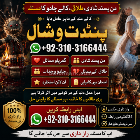 عامل بابا پنڈت وشال | سحر و جادو کے ماہر | علمِ نجوم اور روحانی ر