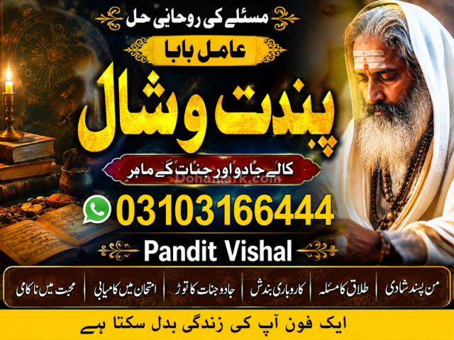 عامل بابا پنڈت وشال | سحر و جادو کے ماہر | علمِ نجوم اور روحانی ر