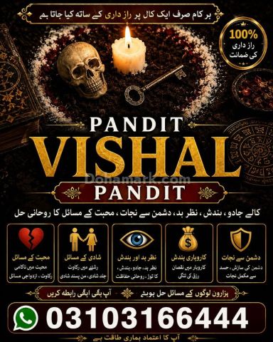 عامل بابا پنڈت وشال | سحر و جادو کے ماہر | علمِ نجوم اور روحانی ر