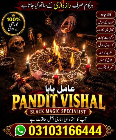 عامل بابا پنڈت وشال | سحر و جادو کے ماہر | علمِ نجوم اور روحانی ر
