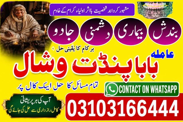 عامل بابا پنڈت وشال | سحر و جادو کے ماہر | علمِ نجوم اور روحانی ر