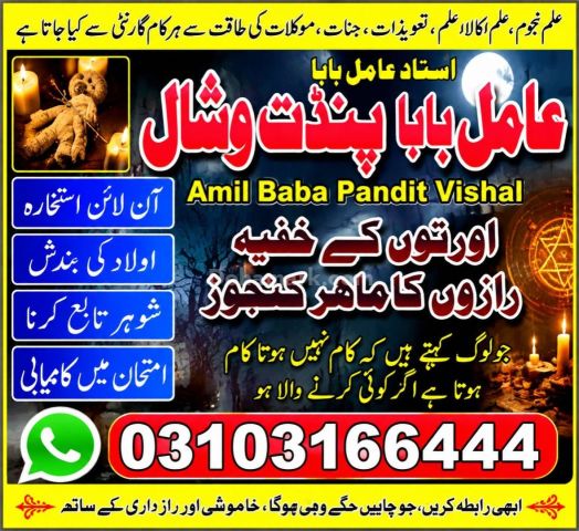 عامل بابا پنڈت وشال | سحر و جادو کے ماہر | علمِ نجوم اور روحانی ر