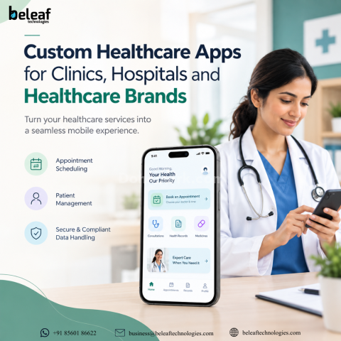 Custom Healthcare Apps for Clinics, Hospitals and Healthcare Bran