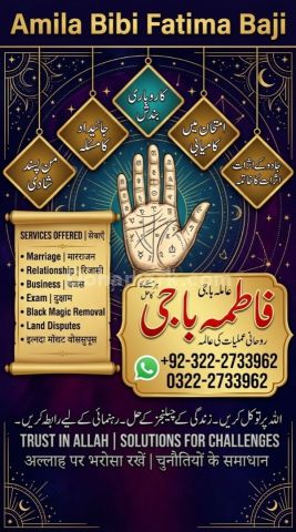 Amil baba in Islamabad Love Marraige &Husband wife problem Expert