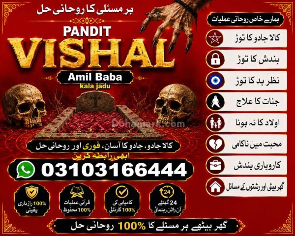 عامل بابا پنڈت وشال | سحر و جادو کے ماہر | علمِ نجوم اور روحانی ر