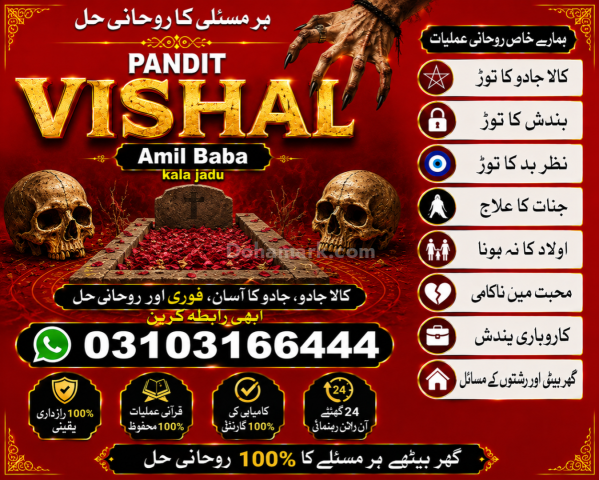 عامل بابا پنڈت وشال | سحر و جادو کے ماہر | علمِ نجوم اور روحانی ر