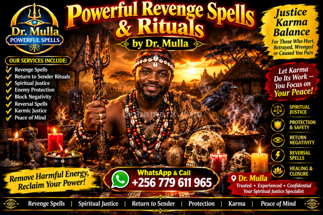 Revenge Spells for Karma & Spiritual Justice | +256 779 611 965
